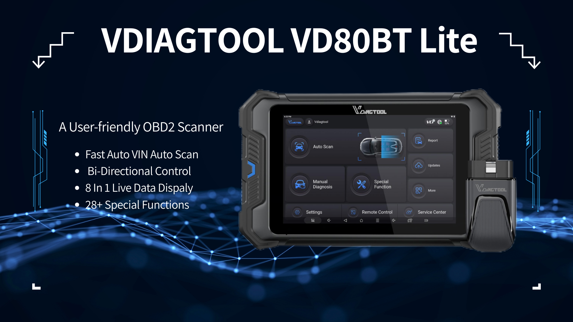 VD80BT Lite | Making Car Diagnostics Easy and Accurate for Chevrolet Car Owners