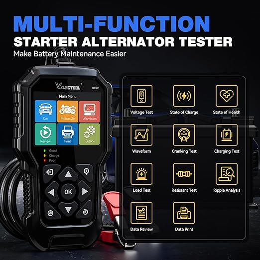 MULTI-FUNCTION  STARTER ALTERNATOR TESTER