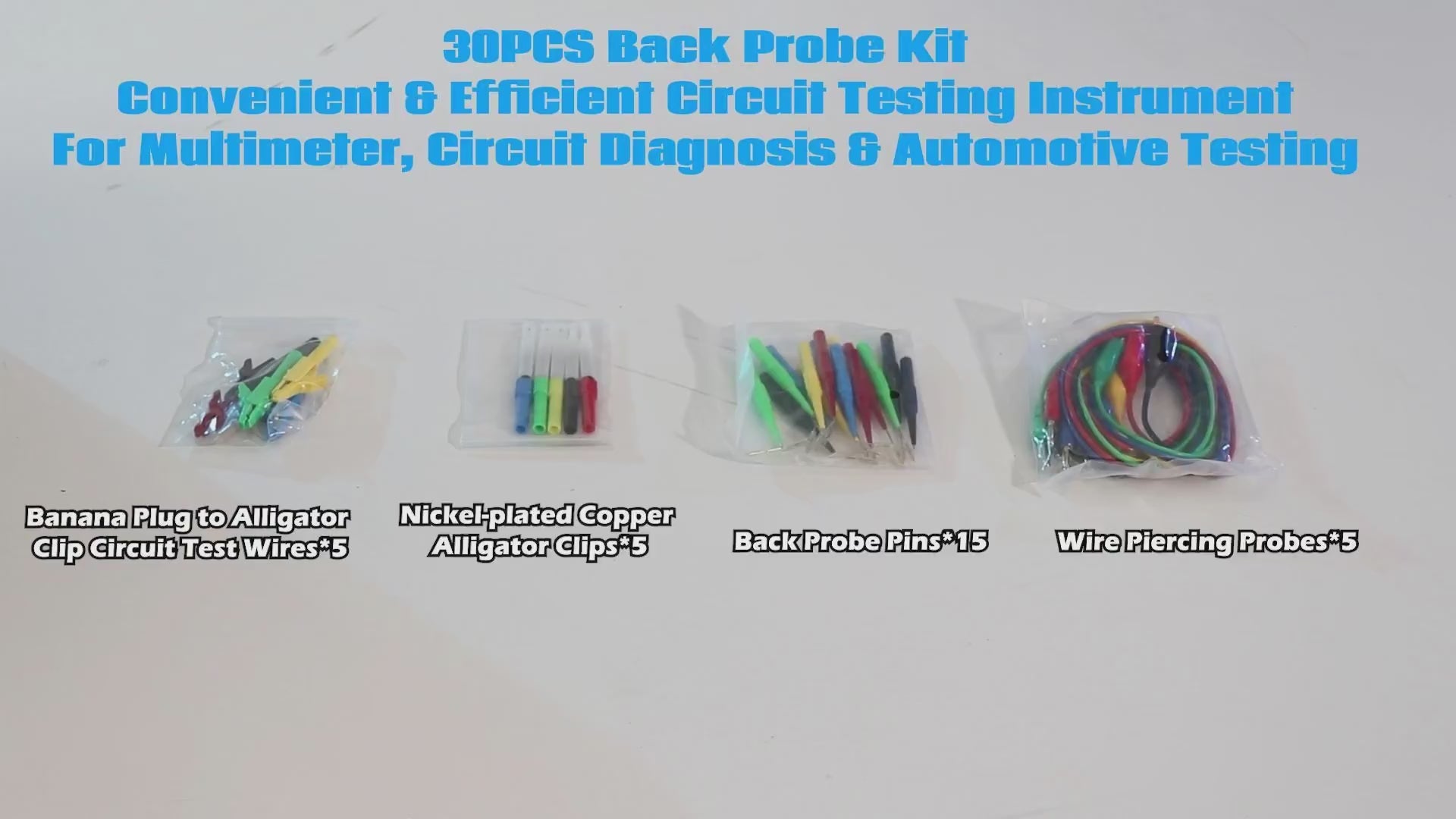 Load video: v200 pro upgrade kit 30pcs back probe kit