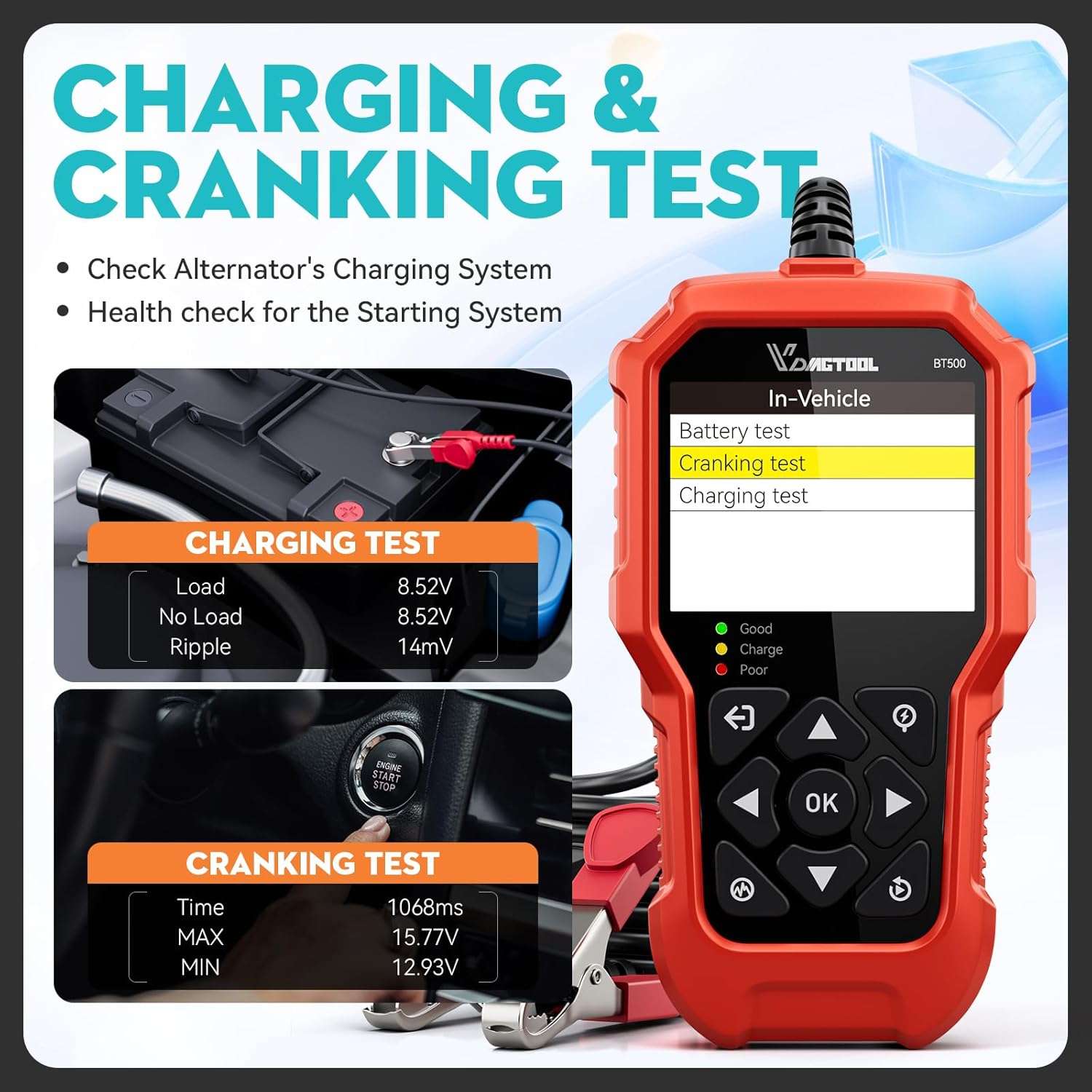 charging & cranking test