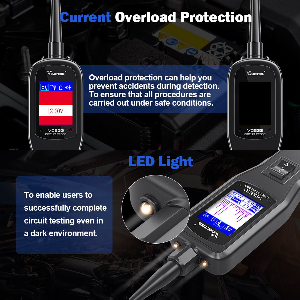 vdiagtool v200 current overload protection