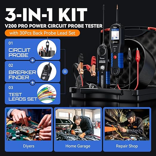 V200 pro power circuit probe tester