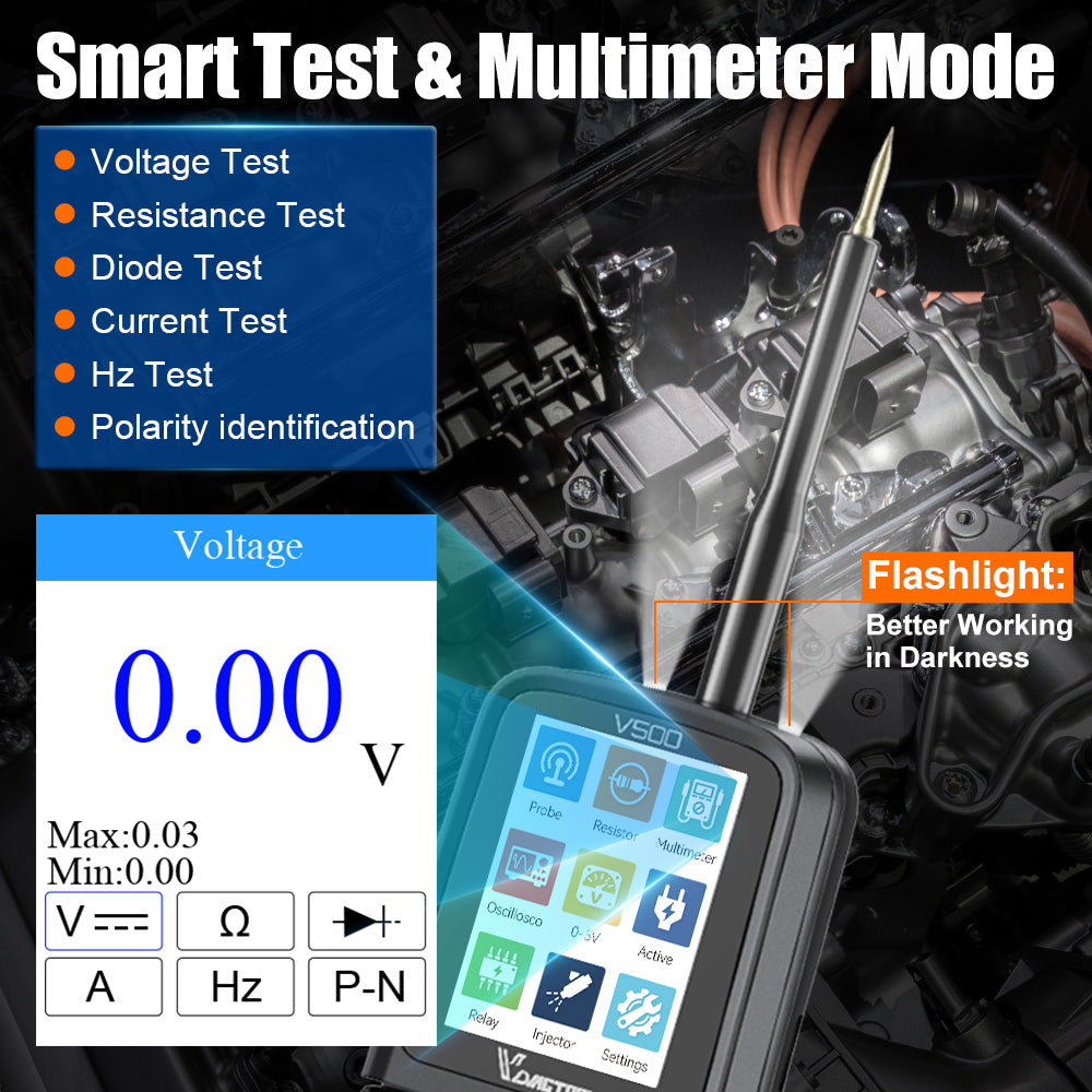 smart test & multimeter mode