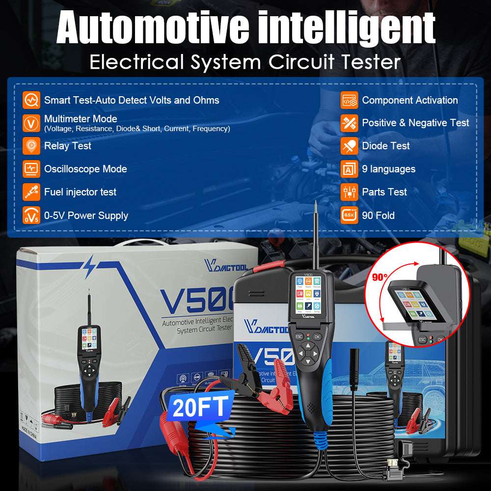 automotive intelligent electrical system circuit tester
