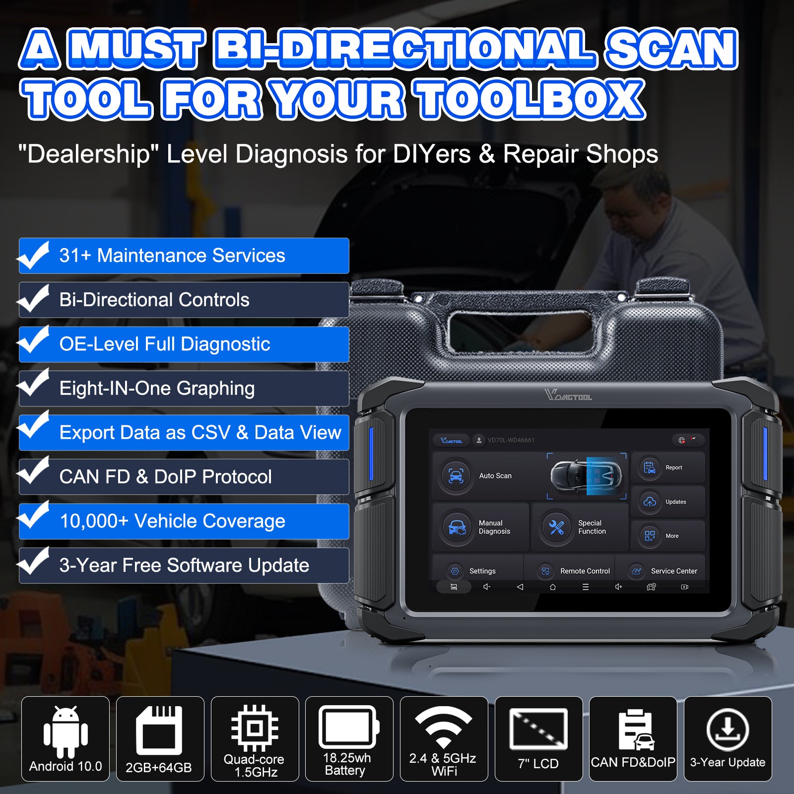 a must bi-directional scan tool for your toolbox